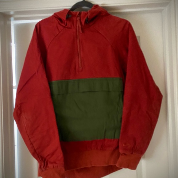 Nike SB Everett Anorak Jacket - Dark Cayenne/Cargo Khaki/Dark Cayenne - Picture 7 of 7